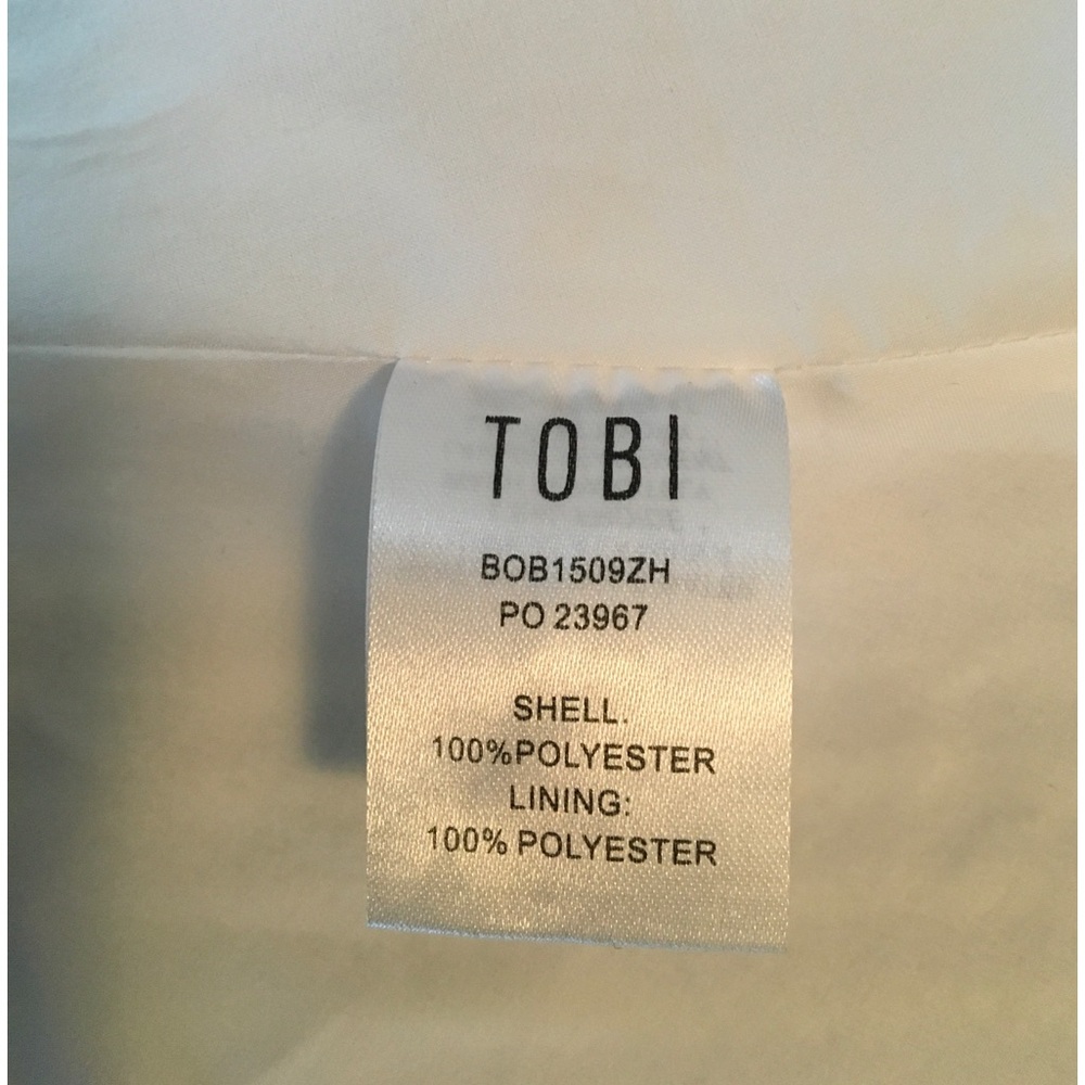 Tobi Hi Low Woman’s Dressy Blazer/Jacket White Size L - Picture 5 of 8
